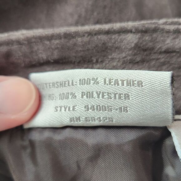 Wilsons Leather Vintage Womens 6 Tall Suede Leather Boot Pants Brown Motorcycle - Picture 5 of 7